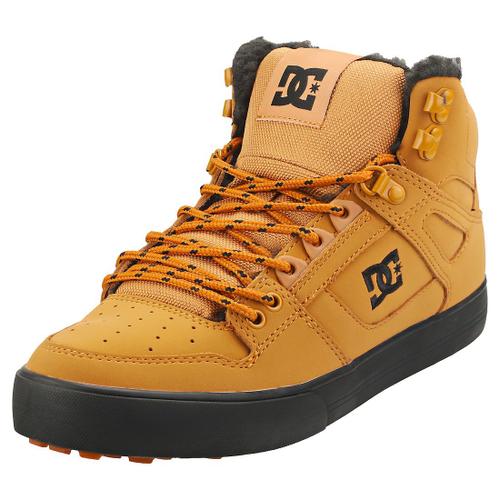 Dc Shoes Pure Highstop Wc Baskets Decontractee Jaune