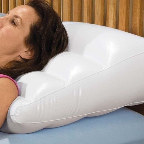 Grand Coussin Gonflable Pour Lit, Coussin De Chevet Ou D'élévation Du Pied, Léger, Velouté, Portable, 17oz