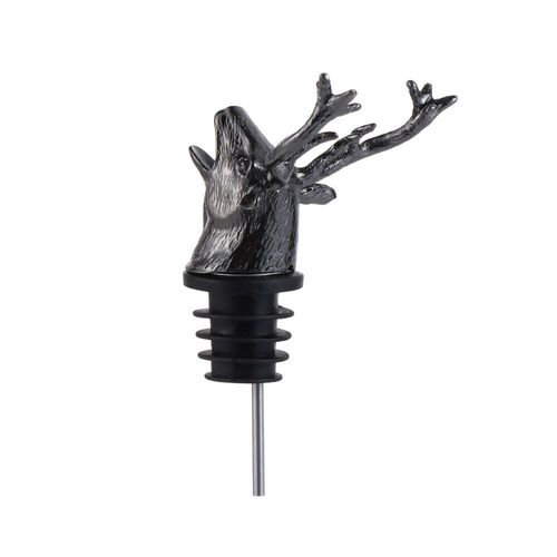 Bouchon de bouteille de vin Unique en alliage de Zinc, 1 pièce, tête de cerf, verseur de vin, aérateur de vin, outils de Bar, fourniture de fête, cadeau