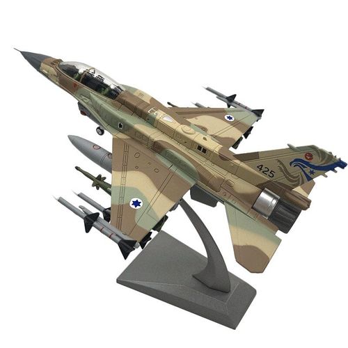 Avion De Chasse De L'armée De L'air 1/72 En Alliage Moulé, Avec Support Pour Enfants Et Adultes, Décoration De Maison Et De Bureau, F-16i