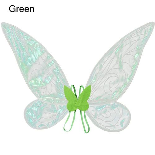 Ailes De Fée Papillon En Nylon Organza, 1 Pièce, Déguisement De Princesse, Ailes D'ange, Accessoire De Fête