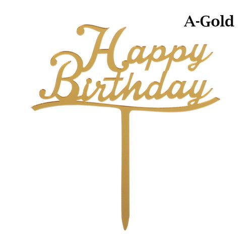 Décoration De Gâteau Acrylique Multicolore 1 Pièce | Décor De Mariage D'anniversaire Décoration De Gâteau De Réception-Cadeau Pour Bébé, Cuisson De Gâteaux, Insertion De Gâteaux, Fournitures De Fête