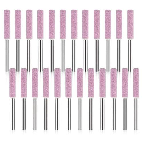 Paquet de 24 Affûteuse de Tronçonneuse Meules De Polissage Outil De Meulage pour Affûteuse de Tronçonneuse 3X4.8mm