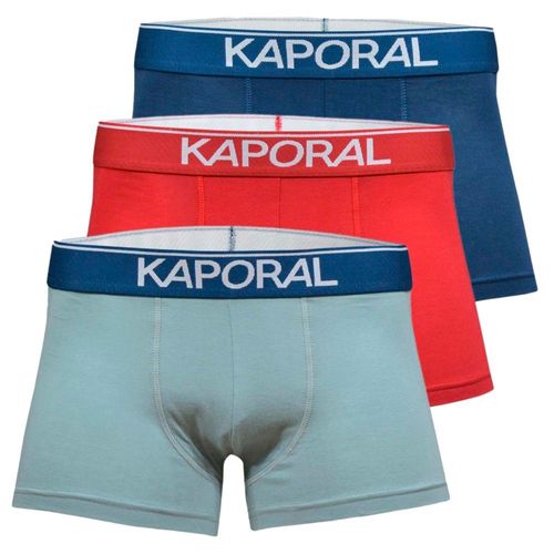 Boxer Kaporal Pack X3 Front Logo Homme Multicolor