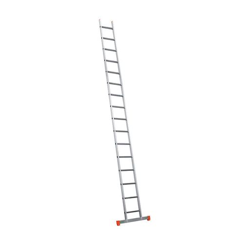 Echelle simple alu FACAL 16 échelons Haut. travail 5.95 m Genia Barre stab. - GS500/B