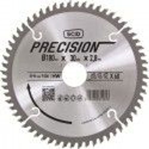 Lame scie circulaire au carbure ° 180 mm x 2.8mm 60 dents alésage 30mm SCID