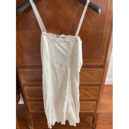 Nuisette Ivoire Dentelle Vintage T38