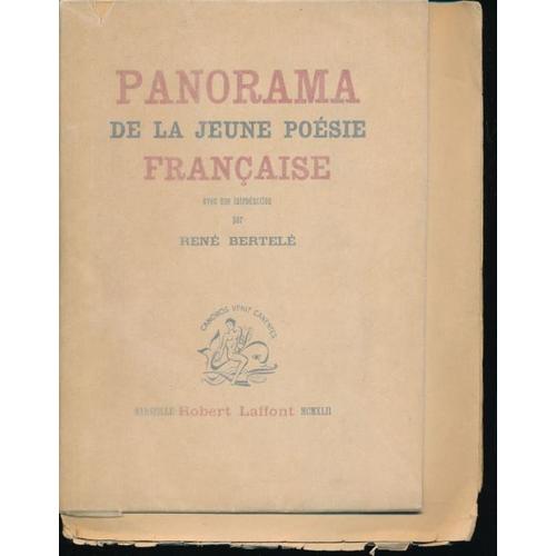 Panorama De La Jeune Poésie Française. Robert Laffont