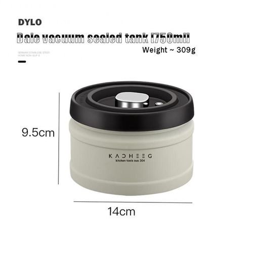 Boîtes de rangement scellées sous vide, café en grains, thé, lait en poudre, réservoir de stockage, boîte de rangement en acier inoxydable, bouteilles de stockage