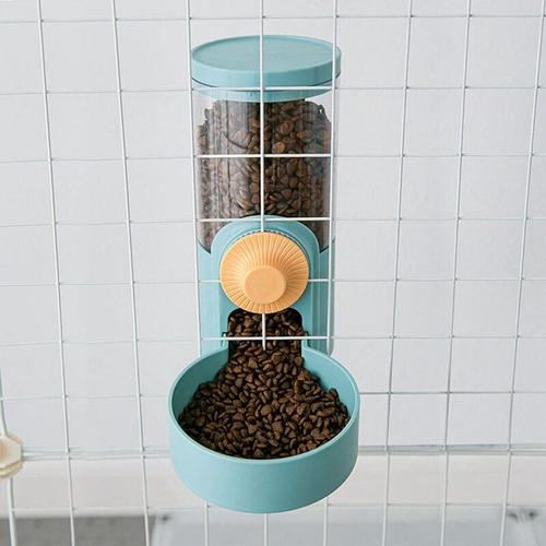 Distributeur D'eau Automatique Suspendu Pour Chat, Gamelle, Mangeoire, Pour Chien, Cage, Bleu, Animaux De Compagnie