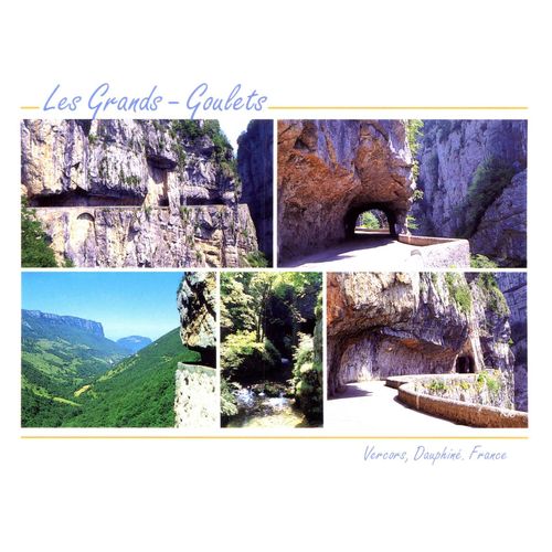 Carte Postale De Saint-Martin En Vercors (Drôme) Les Grands Goulets