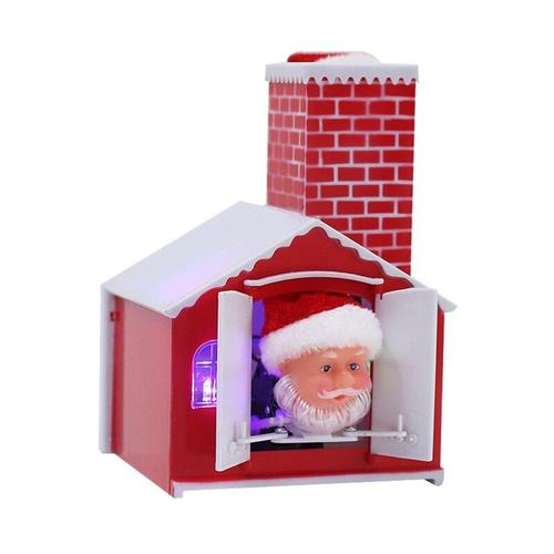 Perceuse Électrique Pour Enfants, Décorations De Noël, Musique, Père Noël, Perceuse De Cheminée, Jouets Pour La Maison, Décoration De Noël