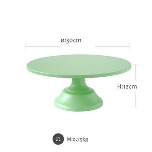 Supports à gâteaux verts 12 pouces | Support à Dessert en forme de Fondant, outils de décoration de Table pour mariage, fournitures de fête de desserts