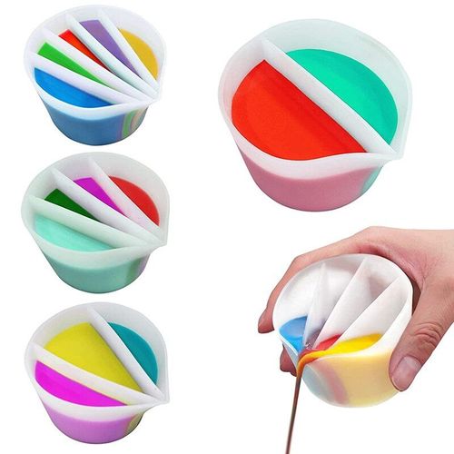 Gobelets De Mélange Réutilisables, 2/3/4/5 Canaux, Pour Peinture, Résine, Outils De Peinture, Bricolage, Accessoires De Dessin