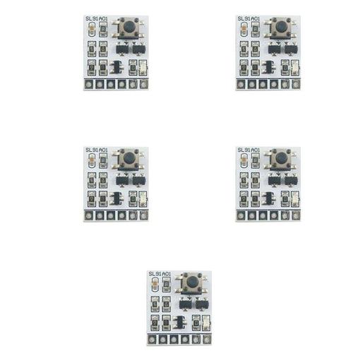 Bouton De Déclenchement À Verrouillage Automatique, Module De Commutateur, 2-18v 2a, Pour Contrôleur Led, Panneau Électronique Tactile, 5 Pièces