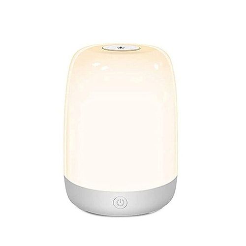 Lampe De Table Intelligente À Pression, Veilleuse De Chevet, Lumière Blanche Chaude À Intensité Réglable Pour Les Chambres, Les Salons Et Le Bureau