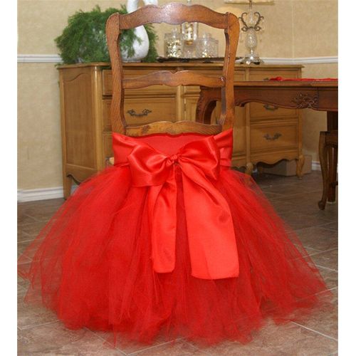 Jupe De Chaise De Bébé En Maille Tulle, Jupe De Table Tutu Pour Mariage, Fête D'anniversaire, Noël, Décoration De Réception-Cadeau Pour Bébé