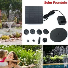 Fontaine solaire extérieure flottante 1.5w pompe piscine solaire