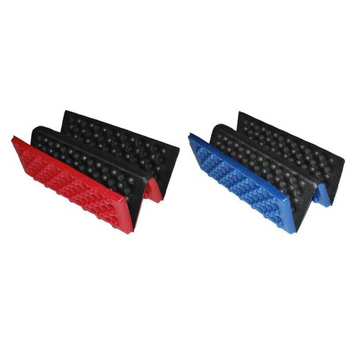Coussin De Siège Imperméable En Mousse Pliable, Personnalisé, Bleu Ciel Et Rouge, 2 Pièces