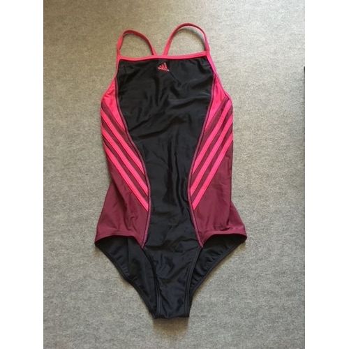 Maillot De Bain 1 Piece Adidas Infinitex Black/Bold Taille 13-14 Ans Neuf