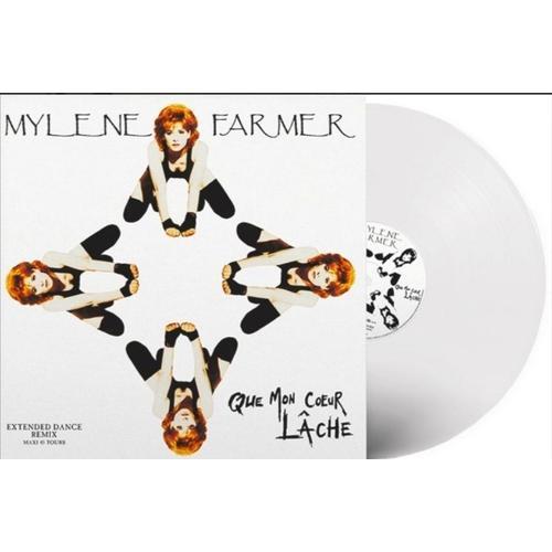 Mylène Farmer ++ Rare Neuf ++ Que Mon C?Ur Lâche Maxi 45 Tours Transparent ++