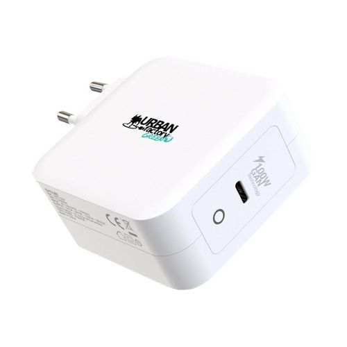 Urban Factory CYCLEE - Adaptateur secteur - éco-conçu - 100 Watt - blanc