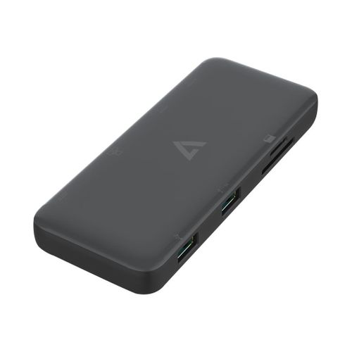 V7 UCMINIDOCKDUAL-PT - Mini-dock - USB-C 3.2 Gen 1 - HDMI - 1GbE
