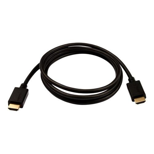 V7 - Câble HDMI - HDMI mâle pour HDMI mâle - 2 m - blindé - noir - support pour 8K UHD (7680 x 4320)