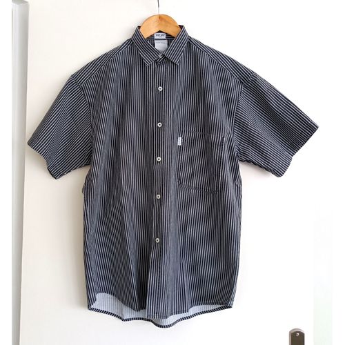 Chemise Rayee Noir Et Blanc Manches Courtes. Naf Naf. Taille Xl