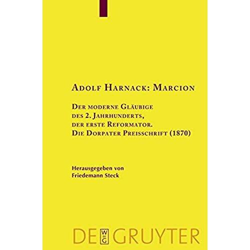 Adolf Harnack: Marcion