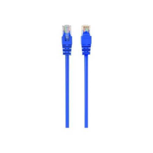 Gembird - Cordon de raccordement - RJ-45 (M) pour RJ-45 (M) - 50 cm - UTP - CAT 5e - moulé - bleu