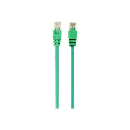 Gembird - Cordon de raccordement - RJ-45 (M) pour RJ-45 (M) - 50 cm - UTP - CAT 5e - moulé - vert