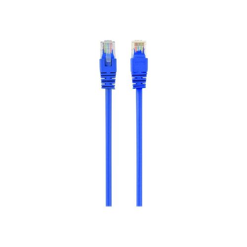 Gembird - Cordon de raccordement - RJ-45 (M) pour RJ-45 (M) - 1.5 m - UTP - CAT 5e - moulé, sans crochet - bleu