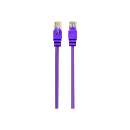 Gembird - Cordon de raccordement - RJ-45 (M) pour RJ-45 (M) - 2 m - UTP - CAT 5e - moulé - violet
