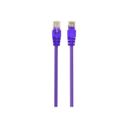 Gembird - Cordon de raccordement - RJ-45 (M) pour RJ-45 (M) - 50 cm - UTP - CAT 5e - moulé - violet