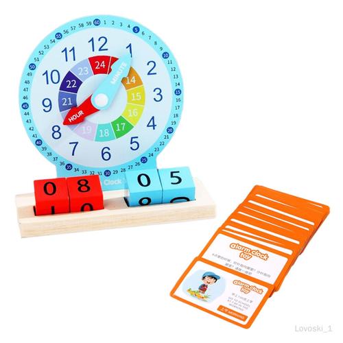 Puzzle Horloge Montessori éducatif pour enfant 17,5cm - L'Horloge