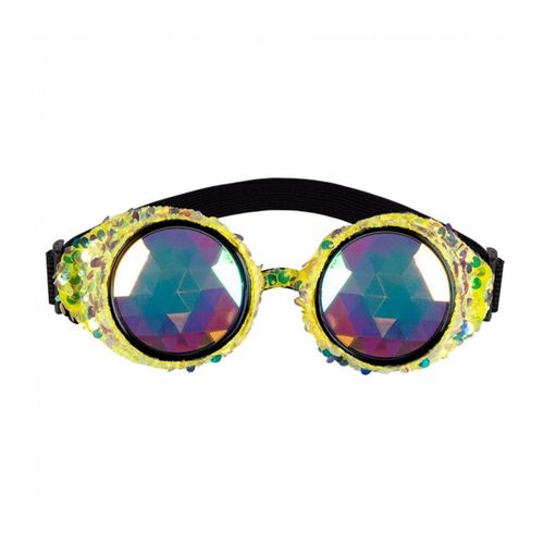 Lunettes Party Aviateur Dorées