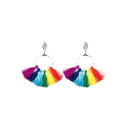 Boucles D'oreilles Pompons Raimbow