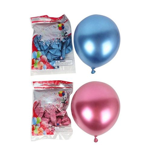 Ballons En Latex Métallique, 10 Pouces, 100 Pièces, 50 Pièces, 50 Pièces, 50 Pièces, 50 Pièces, 50 Pièces, Rouge, Chrome Épais, Perles, Métal Brillant