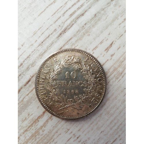 Pièce Argent 10 Francs 1968
