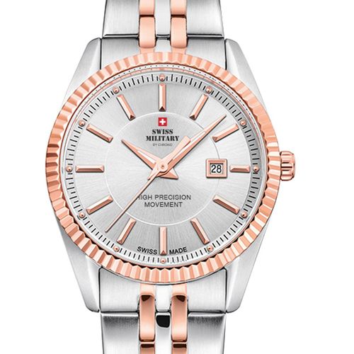 Ladies Watch Swiss Military By Chrono Sm34066.07, Quartz, 30mm, 5atm