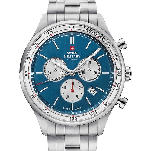 Mens Watch Swiss Military By Chrono Sm34081.03, Quartz, 42mm, 10atm