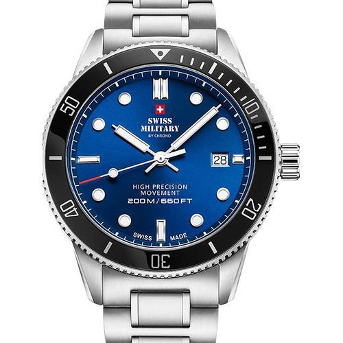 Mens Watch Swiss Military Sm34088.02, Quartz, 42mm, 20atm