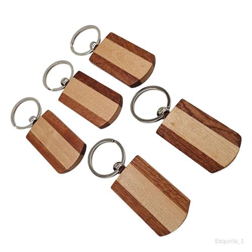 Porte-Clés Vierge Peinture Clé Personnalisée Rectangulaire Diy Tags Porte-Clés En Bois Porte-Clés Charms Art Craft For Festival Rectangle Wooden Xmas Kids