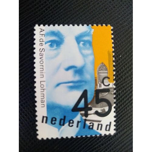 Timbre Pays Bas Yt 1122 Jhr. Af De Savornin Lohman (1837-1924) 1980 ( 040906 )