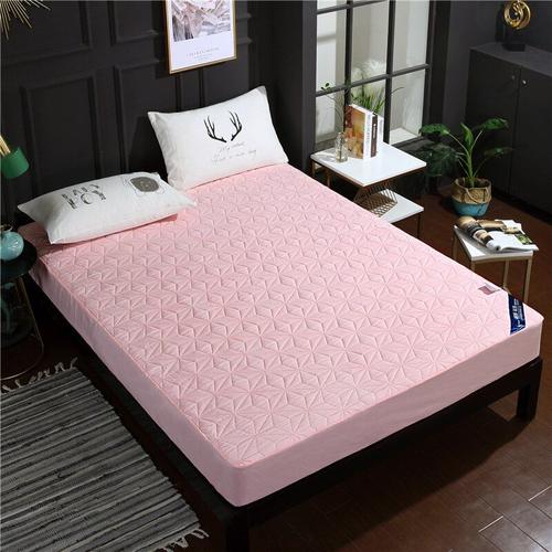 Couleur Water Proof-Rose Taille 150x190x30cm Draps De Lit Imperméables, Housse De Protection Épaisse Double Couche Pour Matelas, Doux, Antidérapant, Confortable