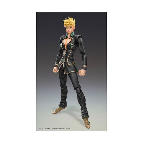 Jojo's Bizarre Adventure Part5 - Figurine Super Action Chozokado (Giorno Giovanna Ver. Black) 15 Cm