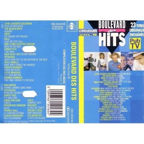 K7 Audio Boulevard Des Hits Vol:8 Jean-Jacques Goldman Kylie Minogue France Gall 1989