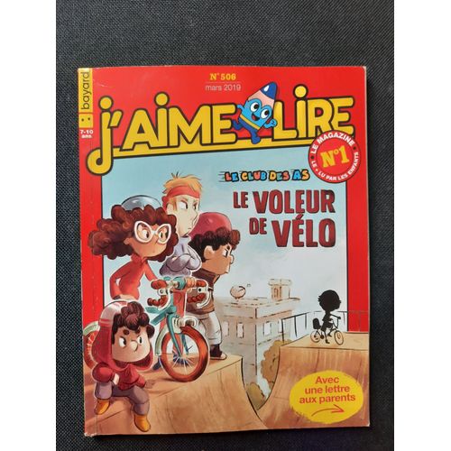J'aime Lire N° 506 Le Voleur De Vélo