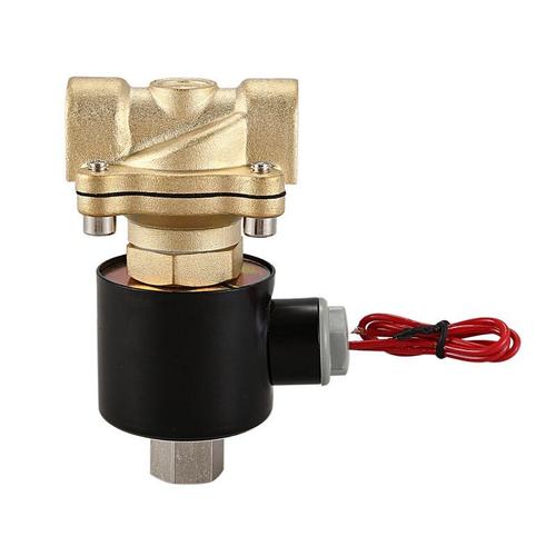 Électrovanne Électrique En Laiton 1/2 Pouce Dn15 Normalement Ouvert N/O 220v Valve Pneumatique Pour L'eau, Le Pétrole Et Le Gaz